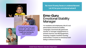 A slide titled Emo-Guru Emotional Stability Manager