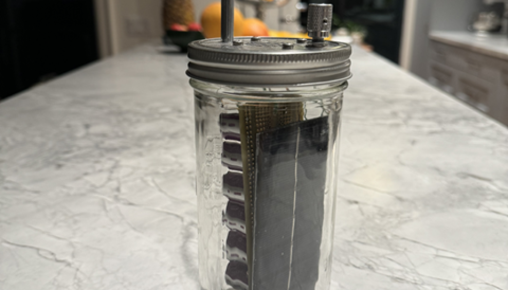 Author's design of an FM battery less energy harvesting system - 75 hours of play between recharges.